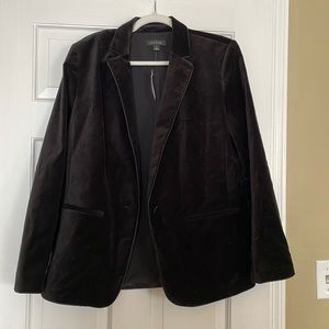 Ann Taylor black velvet blazer